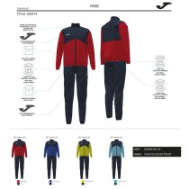 JOMA PARK MELEGÍTÓ SZETT SÖTÉTKÉK-PIROS