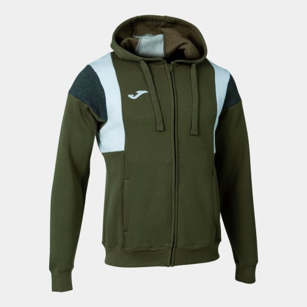 JOMA CONFORT III ZIP-UPKAPUCNIS PULÓVER KHAKI