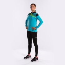 JOMA ELITE X NŐI PULÓVER TÜRKIZ-FEKETE