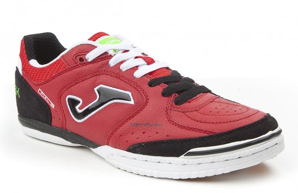 JOMA TOP FLEX BŐR TEREMLABDARÚGÓ CIPŐ PIROS-FEKETE