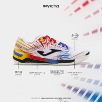 JOMA INVICTO TEREMLABDARÚGÓ CIPŐ FEHÉR-PIROS