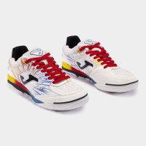 JOMA TOP FLEX REBOUND 2476 TEREMLABDARÚGÓ CIPŐ FEHÉR-PIROS-SÁRGA-KÉK