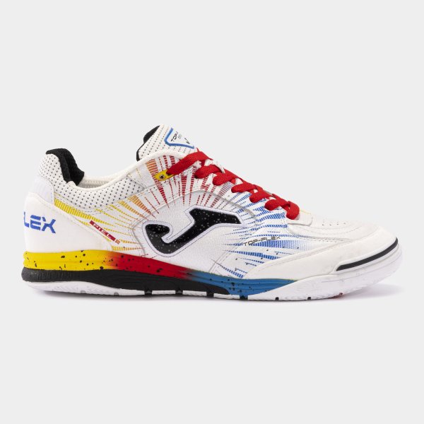 JOMA TOP FLEX REBOUND 2476 TEREMLABDARÚGÓ CIPŐ FEHÉR-PIROS-SÁRGA-KÉK