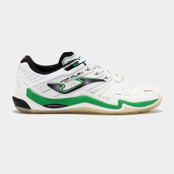 JOMA TOP FLEX ULTIMATE 2502 CARBON BETÉTES TOP FUTSAL TEREMLABDARÚGÓ CIPŐ FEHÉR