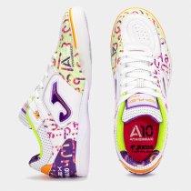 JOMA TOP FLEX BŐR TEREMLABDARÚGÓ CIPŐ 2572IN "AMANDINHA 10" FEHÉR