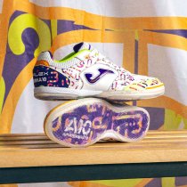 JOMA TOP FLEX BŐR TEREMLABDARÚGÓ CIPŐ 2572IN "AMANDINHA 10" FEHÉR