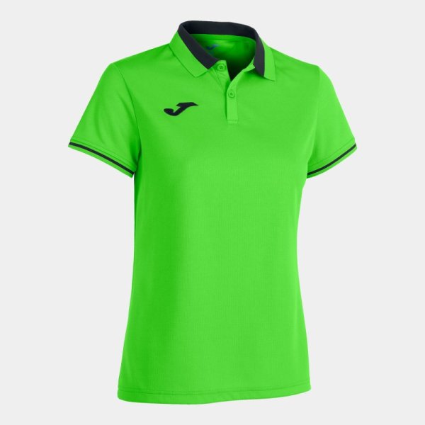 JOMA CHAMPIONSHIP VI NÖI RÖVID UJJÚ PÓLÓ FLUOR ZÖLD FEKETE