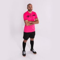 JOMA REFEREE RÖVID UJJÚ FLUOR RÓZSASZÍN