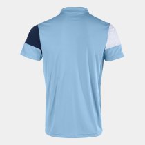 JOMA CREW V SHORT SLEEVE POLO SKY BLUE SÖTÉTKÉK FEHÉR