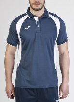 JOMA POLO CHAMPION III SÖTÉTKÉK-WHITE S/S