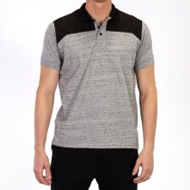 JOMA POLO SHIRT WINNER II COTTON MELANGE-BLACK S/S